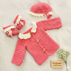 Sweater, Cap, and Booties Set for Baby