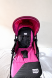 LUVLAP Galaxy  Baby Stroller Foldable Travel Pram (Pink Black)