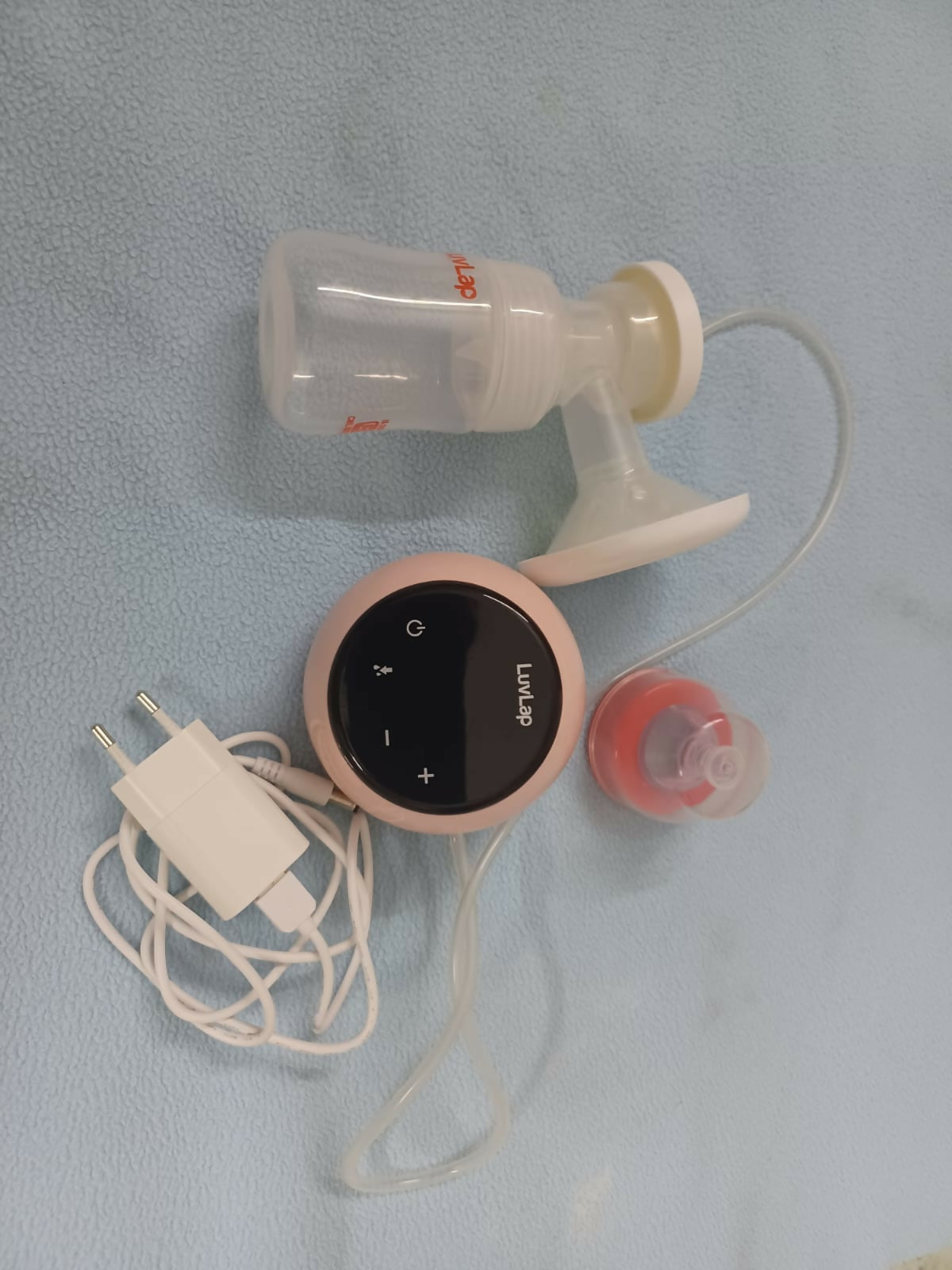 LUVLAP Adore electric breast pump, 2-phase pumping breast pump India, portable breast pump for mothers, comfortable electric milk pump, quiet breast pump