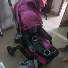 LUVLAP Galaxy Baby Stroller/Pram in Preloved New condition, available in Chennai, featuring a comfortable reclining seat, protective canopy, safety harness, smooth wheels, foldable frame, and convenient storage for baby travel.