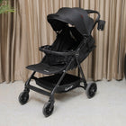 LuvLap Comfy Stroller/Pram featuring comfortable seating, a protective canopy, sturdy frame and smooth-moving wheels for convenient everyday walks, outings and travel with your baby.