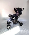 LuvLap Galaxy 18257 Baby Stroller Pram Reversible Reclining Teal Black B178