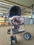 LUVLAP Sunshine Baby Stroller/Pram featuring comfortable seating, a protective canopy, sturdy frame and smooth-moving wheels for convenient everyday walks, outings and travel with your baby.