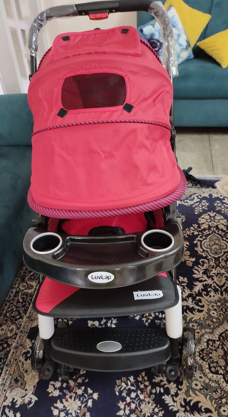 LUVLAP Baby Stroller/Pram for convenient everyday walks, travel and family outings.