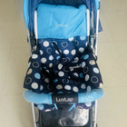LuvLap Sunshine Baby Stroller/Pram in Almost New condition with comfortable reclining seat, protective canopy, safety harness, smooth wheels, foldable frame, and convenient storage for everyday outings and travel.