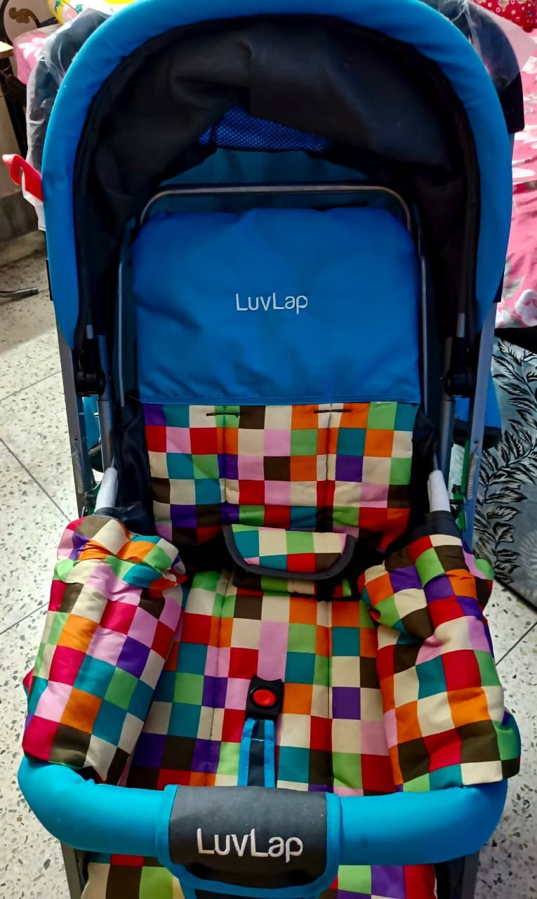 A colourful Luvlap Sunshine baby pram for babies at best price