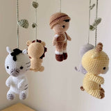 Cot Mobile with Crochet Animals - PyaraBaby