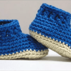 Crochet booties