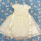 MAX White Party Dress for Baby Girl featuring an elegant white design and comfortable fit, ideal for birthdays, parties, family celebrations, festive occasions and other special events.