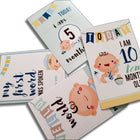 ZOOPLAY Baby Boy Milestone Cards - Pack of 24