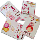 ZOOPLAY Baby Girl Milestone Cards - Pack of 24