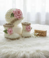 Baby Booties with Cap Hand Crocheted