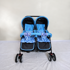 MEEMEE B197 Twin Baby Stroller with side-by-side double seating and foldable design.