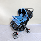 MEEMEE B197 Twin Baby Stroller with side-by-side double seating and foldable design.
