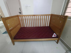 MOTHERCARE Cot / Crib for baby - Brown, Dimensions: L4.7 × W2.7 × H3 Feet