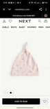 Next baby caps set of 3 for girls
