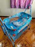 First Step Cradle In Blue Color With Storage