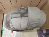 Mastela Dream Starlight Bedside Bassinet & Rocker-With Sunshade & Mosquito Net-With Removable Cradle Basket-Touch Control Panel