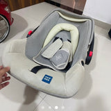 MEE MEE 4-in-1 Multi-Purpose Baby Carry Cot/Car Seat with Rocking Chair featuring padded seating, safety harness, ergonomic carry handle, protective canopy, and versatile design for travel, carrying, rocking, and seating.