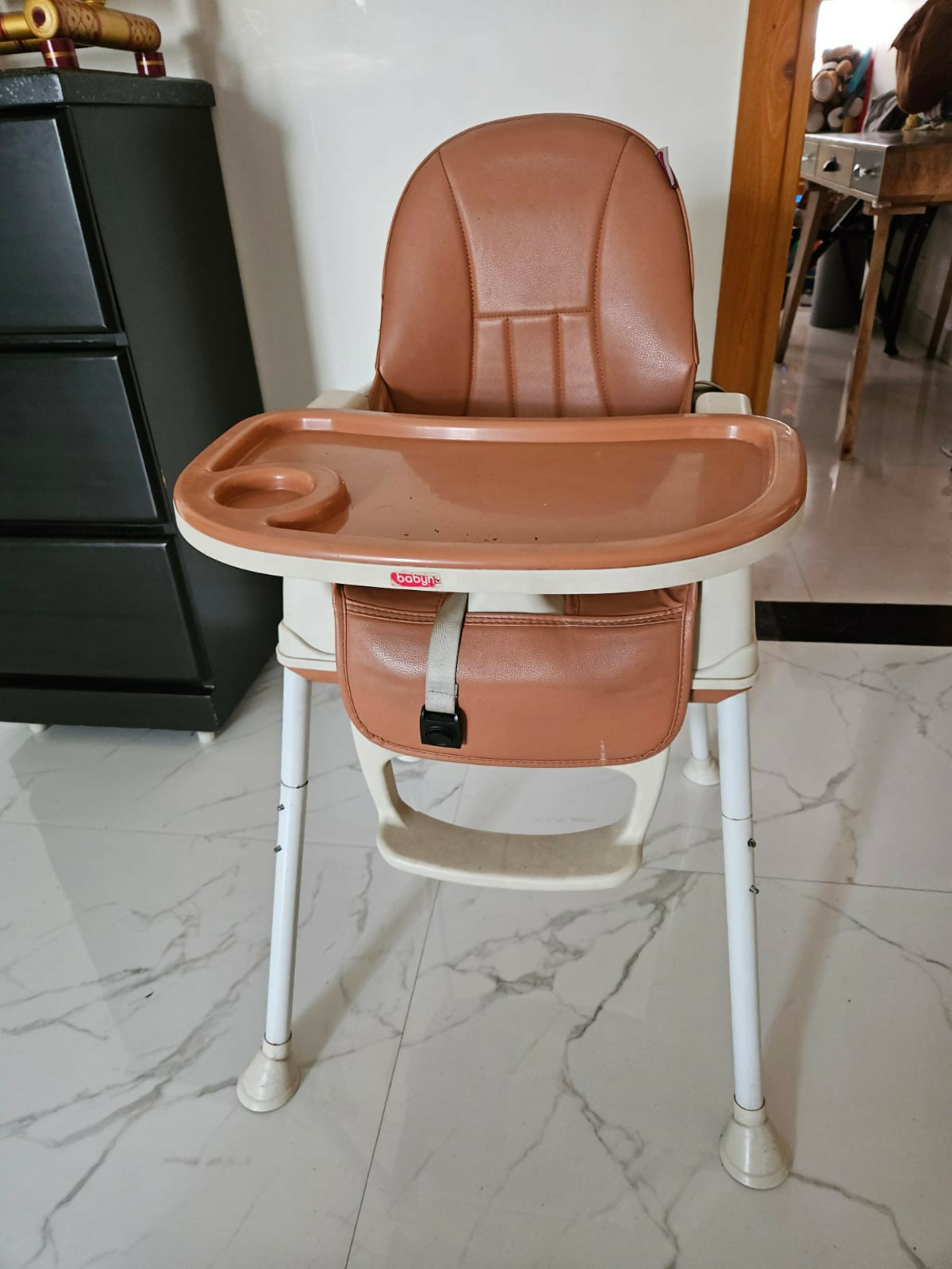 BABYHUG High Chair for Baby: Comfortable, Safe, and Adjustable Feeding Solution for Your Little One.