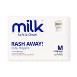 Milk Baby Diaper Yoga Pants, Size M - 42 Pcs, 6 To 11 KG