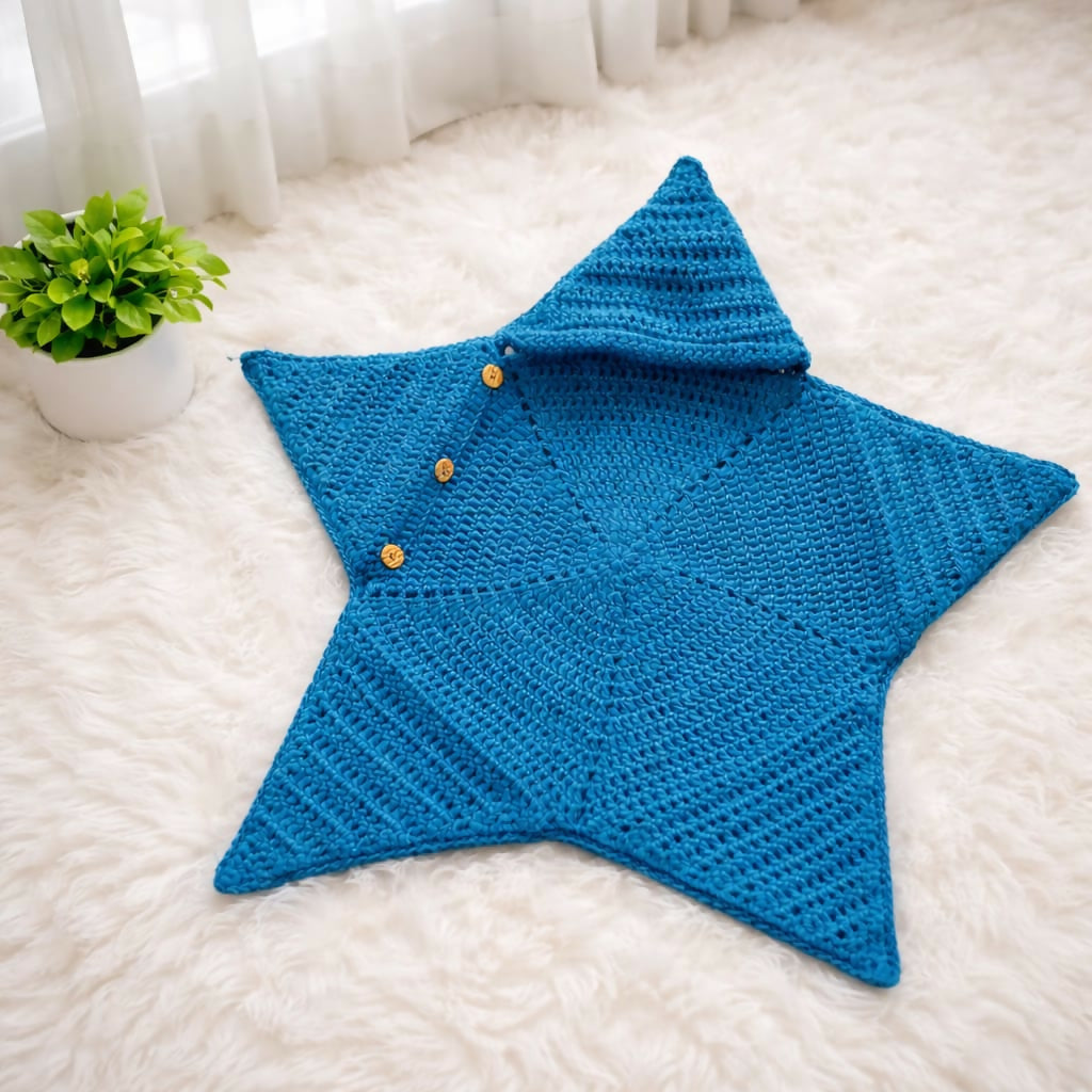 Handmade Customized Crochet Baby Cocoon