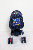 Babyhug Reversible Handle Baby Stroller Foldable Travel Pram Newborn