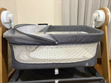R FOR RABBIT Wooden Automatic Cradle with a sturdy wooden frame, gentle automatic rocking motion, comfortable sleeping area, breathable design, and secure construction for newborns and infants.