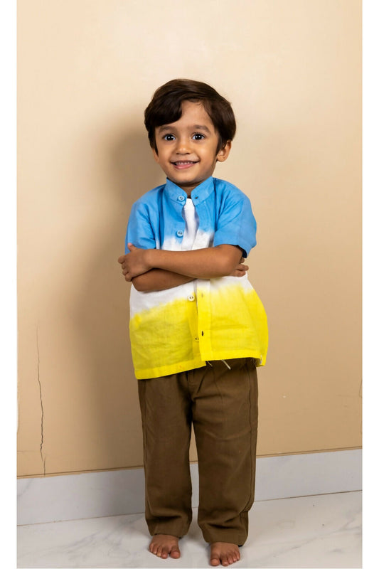 Sunlit Sky - Boy's Shirt - PyaraBaby