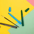 These crayons feature a twistable mechanism that eliminates the need for sharpening. By twisting the bottom of the crayon, you can expose more crayon lead, making it convenient and mess-free.