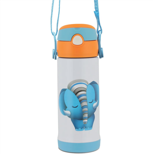 Hydrate in style with the Giggles Colored Vacuum Steel Bottle—durable, insulated, and designed to keep drinks at the perfect temperature for hours!