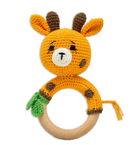 Crochet baby rattle/ baby teether