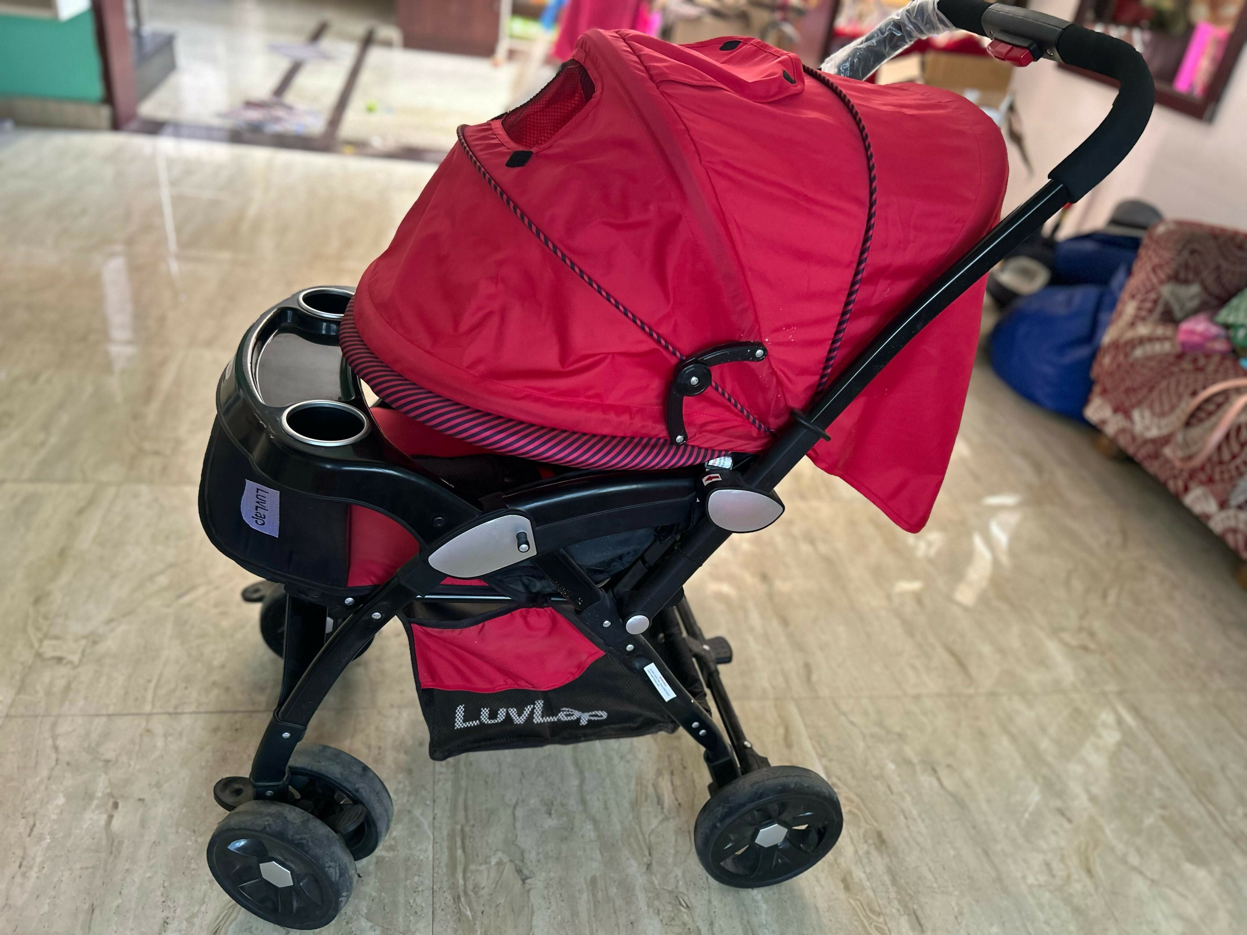 Buy LUVLAP Stroller/Pram – Comfortable, Safe, and Travel-Friendly Ride for Babies

