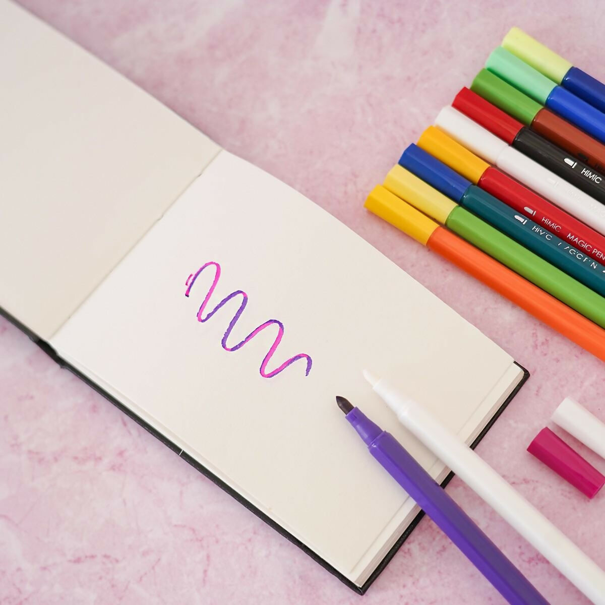 Erasable Gel Pen Set for Kids Best Gel Pens for Smooth Writing FunBlast Cartoon gel Pen is lightweight, Slim design &amp; easy grip which makes it perfect for long hours of writing.