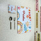 Personalized Kids Dinner Placemat Combo Set