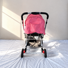 1st Step Grande Baby Stroller Rocker Pink Black Reversible Reclining Foldable B182
