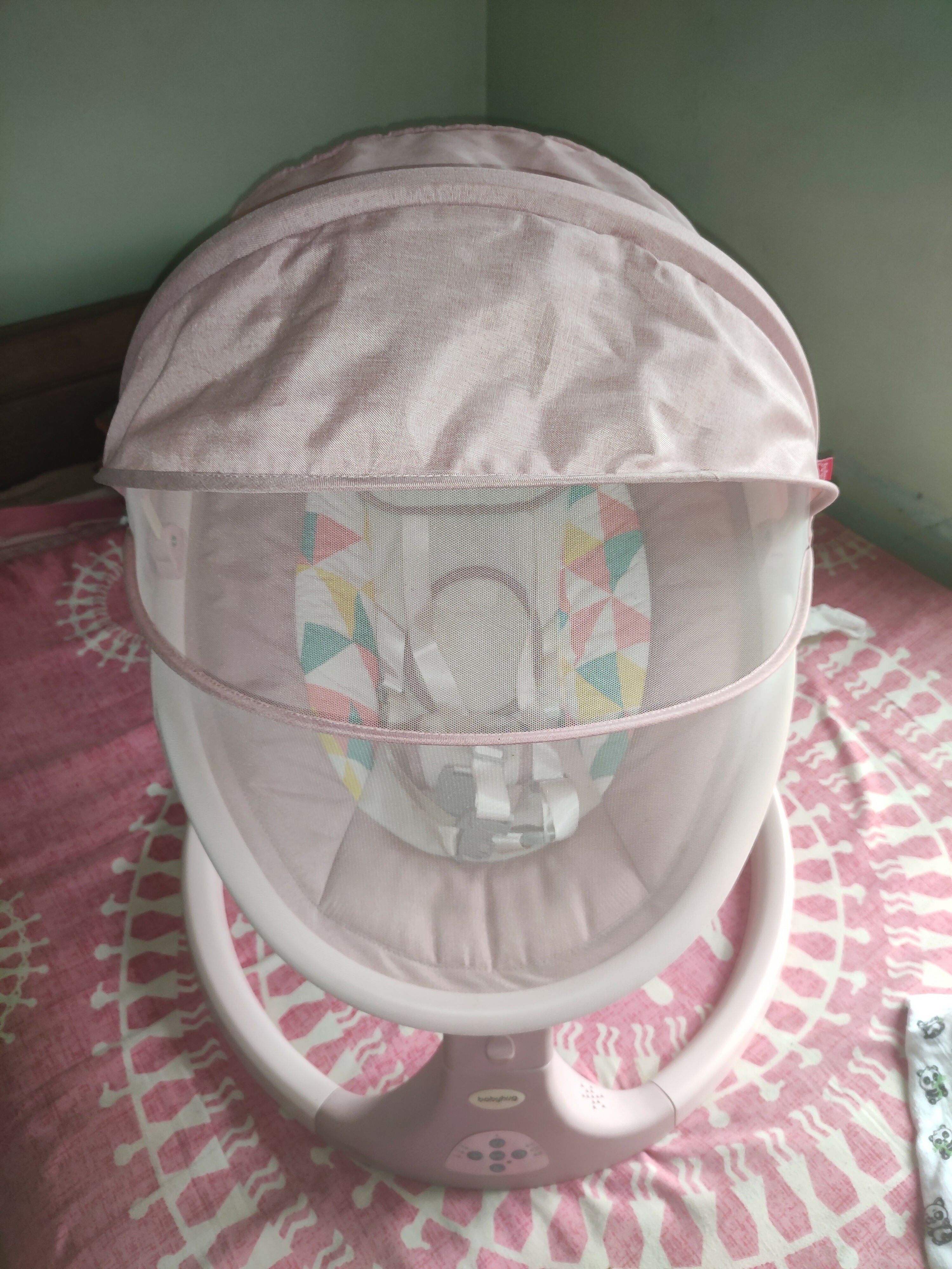 Automatic electric baby swing cradle