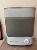 PHILIPS AVENT Advanced Bottle Steriliser with efficient steam sterilization, spacious design, and hygienic cleaning support for baby bottles, feeding accessories, and infant essentials.