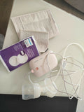 PHILIPS AVENT Electric Breast Pump in Some Used condition featuring convenient electric operation, adjustable pumping settings, comfortable breast cushion, and an easy-to-use design for everyday breast milk expression.