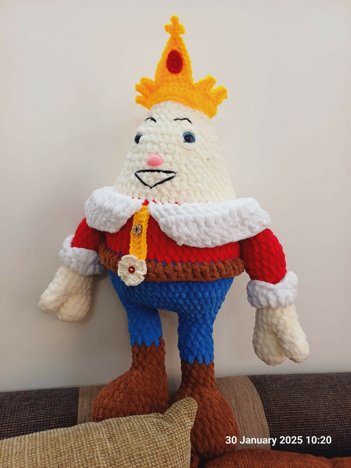 Crochet Humpty Dumpty Plush Doll