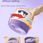 Panda theme stainless steel lunch box cum food jar with an insulated design, leak-resistant lid, and cute panda print to keep meals fresh for school, travel, and everyday use.