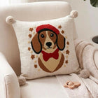 CUDDLE KIDS Hand-Stitched Throw Cushion Covers (Set of 2)