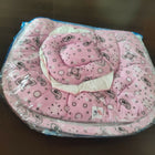 Newborn Baby Bed With Thick Mattress, Mosquito Net, Zip Closure & Neck Pillow