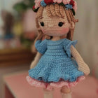 Handmade crochet doll – soft, safe, and perfect for kids or gifting.