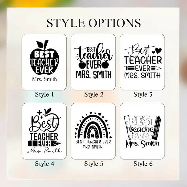 Personalized 1200ml Teacher Tumbler featuring custom teacher name personalization, large-capacity insulated design, reusable straw, secure lid, and convenient handle for school, work, travel, and everyday hydration.