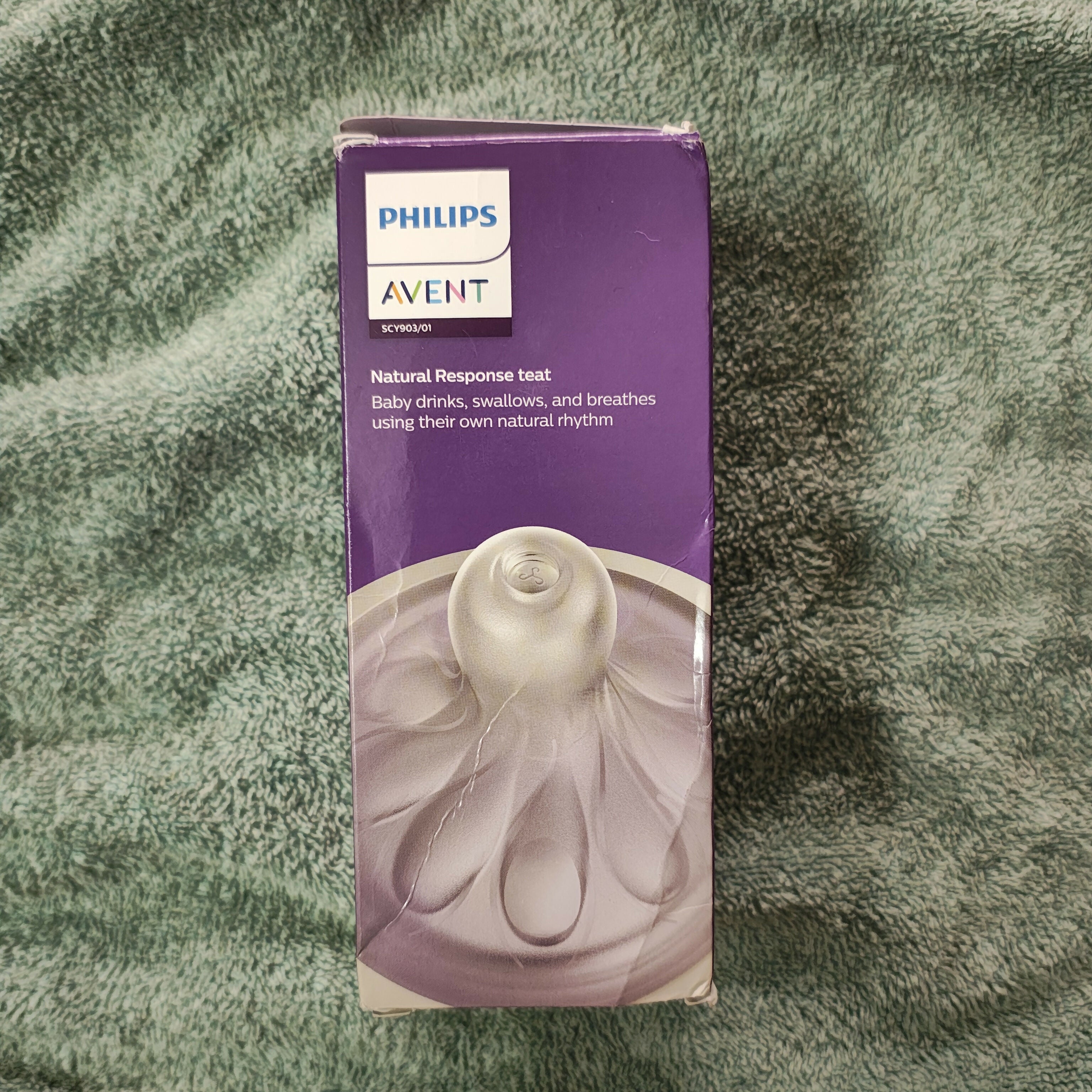 "Philips Avent baby feeding bottle with anti-colic nipple for infants and newborns"
