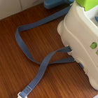 FISHER-PRICE Healthy Care Deluxe Booster Seat in Green & Blue, Almost New condition, featuring a feeding tray, supportive seat, adjustable straps and compact portable design for convenient mealtimes at home or while travelling.