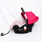 BABYHUG infant car seat carry cot with baby carrier function, rear-facing design, cushioned seat, secure safety harness, and carry handle for newborns and infants up to 13 kg.