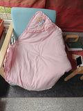 Teddy Print Baby Wrapper-Pink