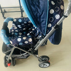 LuvLap Sunshine Baby Stroller/Pram in Almost New condition with comfortable reclining seat, protective canopy, safety harness, smooth wheels, foldable frame, and convenient storage for everyday outings and travel.